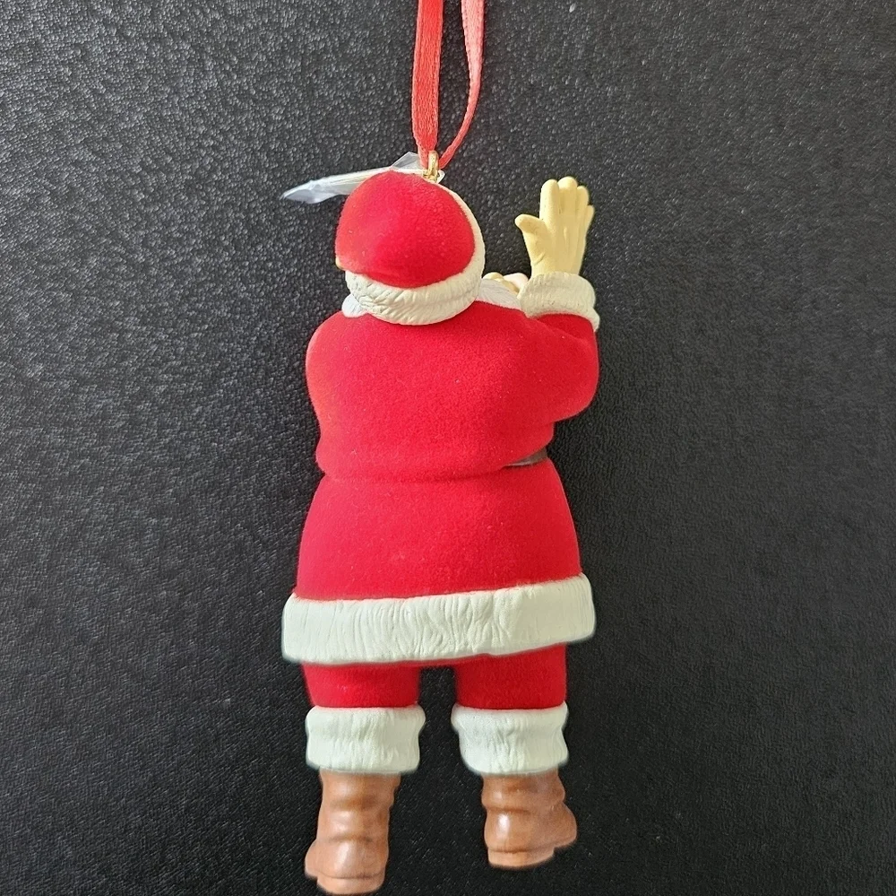 New Vintage Hallmark 2001 Twas the Night Before Christmas Santa Claus Ornament